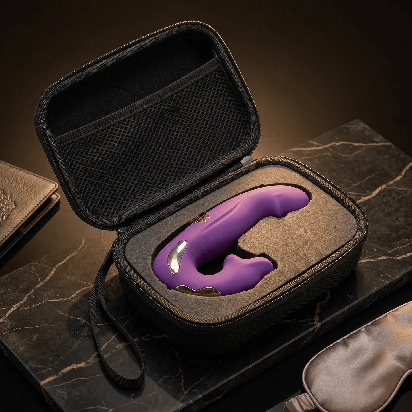 Conforto Discreto — Dispositivo + Estojo